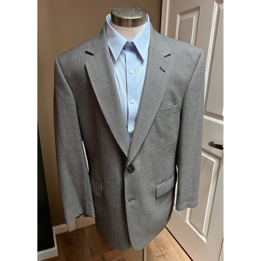Jos. A. Bank Signature Collection Houndstooth Wool Blazer‎ - 43 Regular